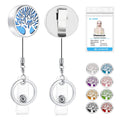 Sam & Lori Retractable Badge Holder With Belt Clip Essential Oil Diffuser Aromatherapy Badge Reel Clip Heavy Duty Id Rn Holder F