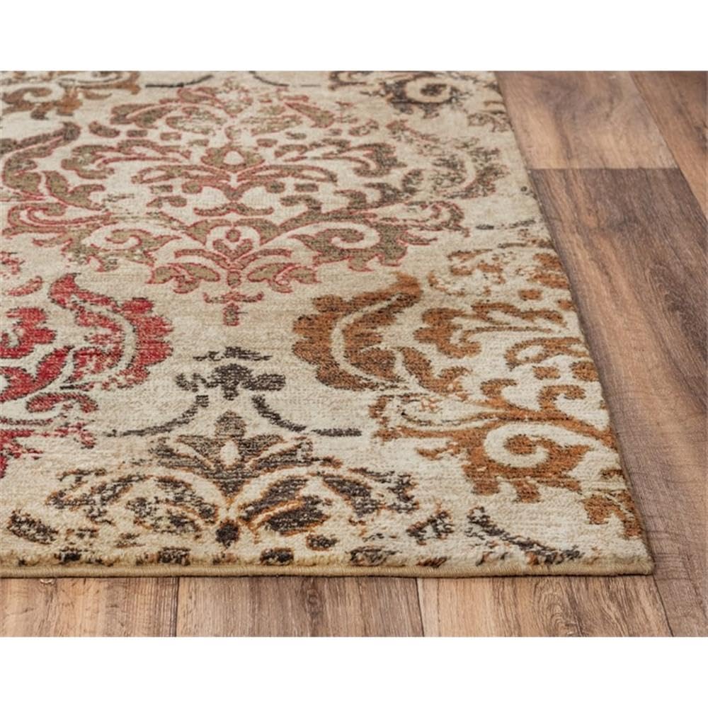 Rizzy Home Alora Decor Euphoria 9' X 12' Beige/Brown/Beige/Brown/Rust Hybrid Area Rug