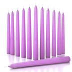 CANDWAX 8 inch Taper Candles Set of 12 - Dinner Candles Dripless - Tall Candles Long Burning Perfect for Dinner, Party or Weddin