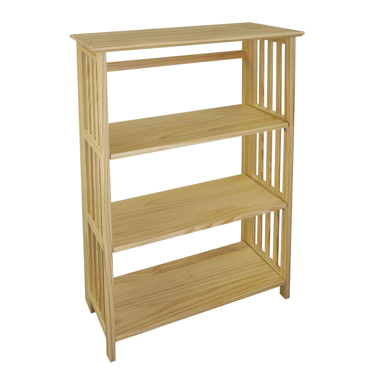 Casual Home &quot;Soho Manhattan 4-Shelf Folding Bookcase 26&quot;&quot; Wide - Natural (333-40)