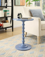 Convenience Concepts Palm Beach Spindle Table, Blue
