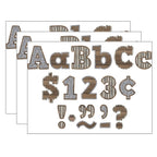 Home Sweet Classroom Bold Block 4'' Letters Combo Pack, 230 Characters Per Pack, 3 Packs