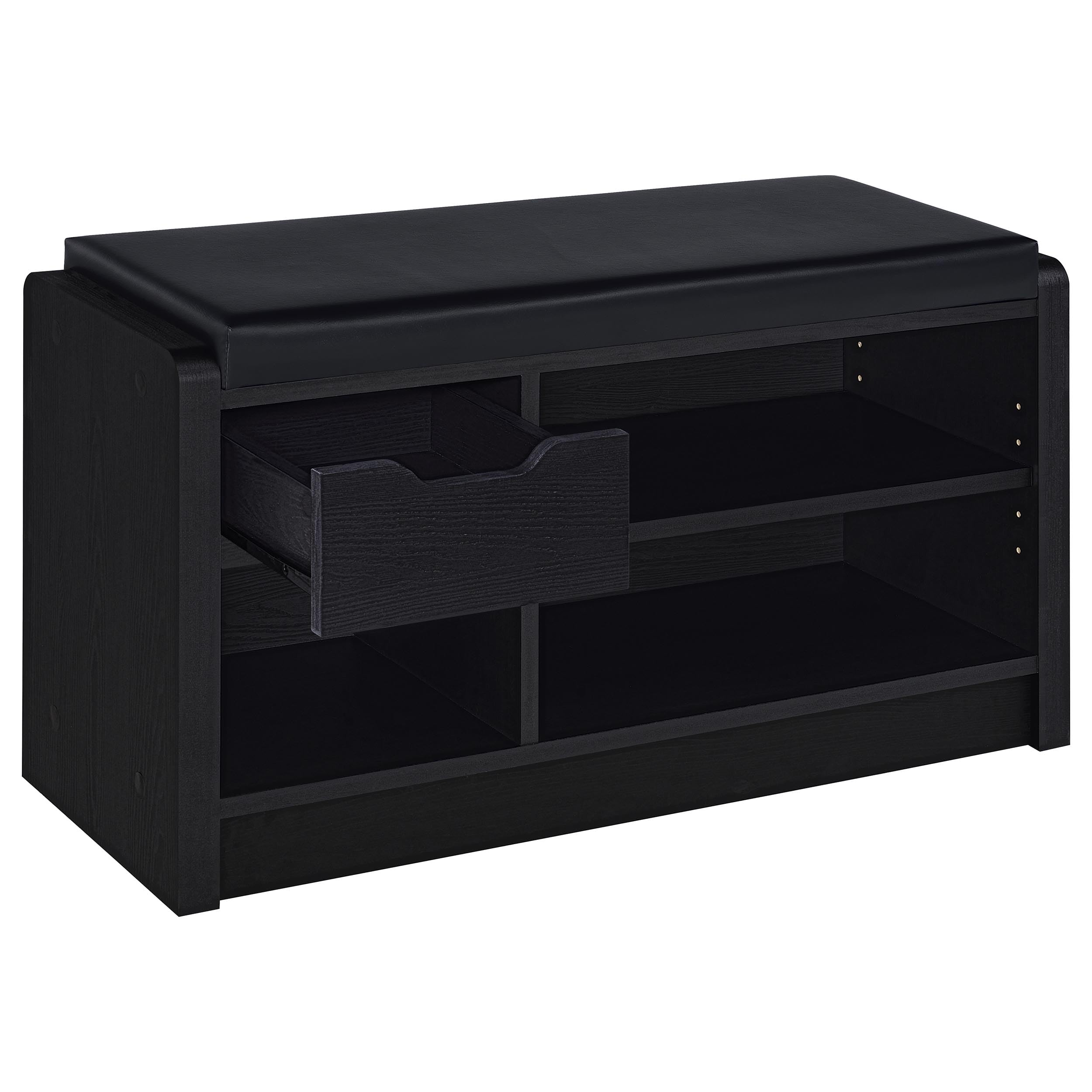 Coaster Home Furnishings Arrington Storage Bench Black