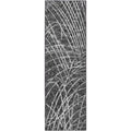 Winslow Wl2 Black Transitional Rug Runner 2' 6" X 10'