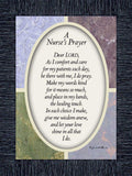 Reflections A Nurses Prayer, for Nurses Gifts, New Nurse Gift, 7x9 77997 (7x9, Charcoal)