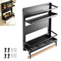KETYWHA 2Tier Magnetic Shelves, HeavyDuty Metal WallMounted Organizer