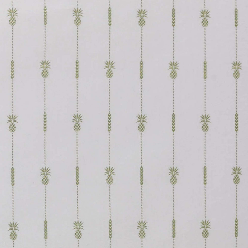 Tommy Bahama - King Sheets, Cotton Percale Bedding Set, Crisp & Cool, Stylish Home Decor (Pineapple Pinstripe Green, King)