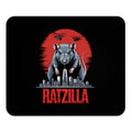 Ratzilla Funny Rat Meme Mousepad Hilarious Office Desk Accessory Cute Rat Lover Gift Joke Mouse Pad for Work from Home Decor Gam