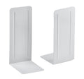 Acrimet Jumbo Premium Metal Bookends 9' (Heavy Duty) (White Color) (1 Pair)