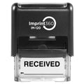 Supply360 As-Imp1116K - Received Stamp With By: Line, Black Ink, Heavy Duty Commerical Self-Inking Rubber Stamp, 9/16 ' X 1-1/2