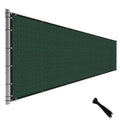 Tang 5Ftx199Ft Green Fence Privacy Screen Temporary Fence Privacy Screen Windscreen Fence Netting Cover Privacy Blockage Excelle