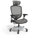 STAPLES Hyken Ergonomic Swivel Task Chair, Adjustable with Breathable Mesh & Lumbar Support, Perfect for Home & Office, Charcoal
