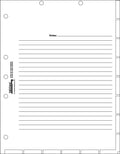 Tabbies Medical Chart Divider Sheets, 7 Hole Punched For 3-Ring Binders, 11'H X 8-1/2'W, White, 100 Sheets/Pack (53520)