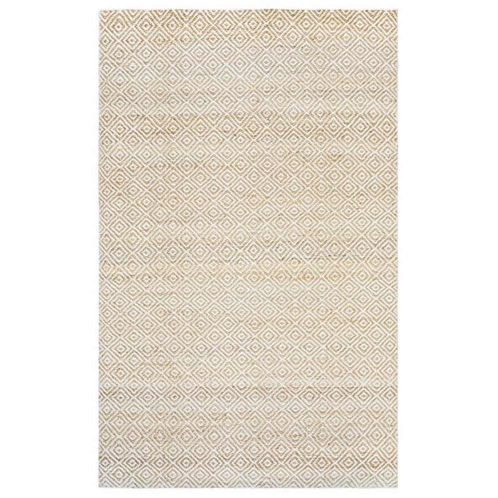 Rizzy Home Alora Decor Harlem 8' X 10' Pattern Natural/Gray/Rust/Blue Hand-Woven Area Rug