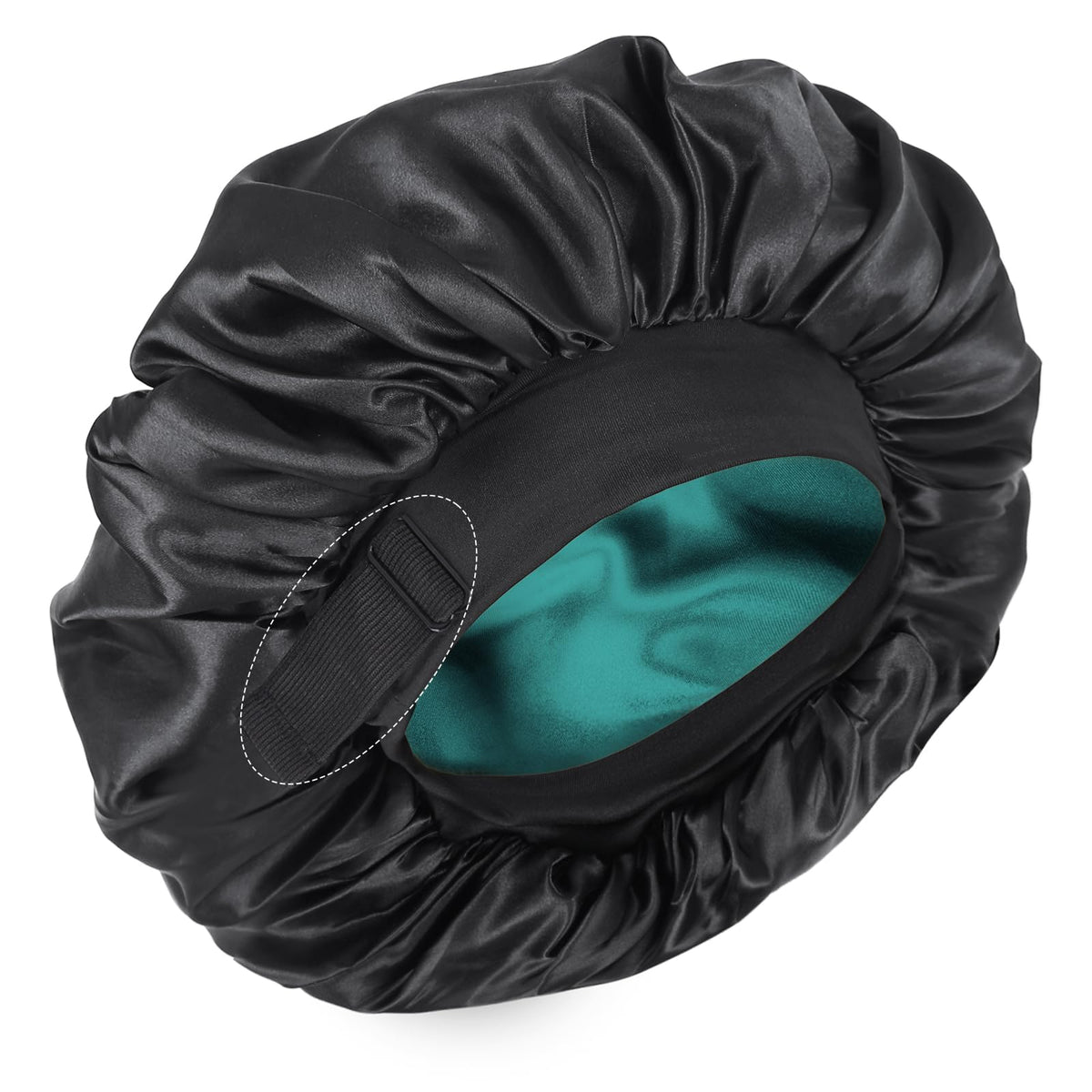 Silk Bonnet for Sleeping Double Layer Satin Bonnet Adjustable Bonnets for Black Women Sleep Cap Reversible Hair Bonnet for Curly