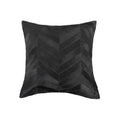 HomeRoots Black & Natural Cowhide Pillow, Microsuede, Polyfill Luxury Pillow with Hidden Zipper For living Room, Bedroom, Sofa, Indoor Pillow, Decor Pillow, Decorative Throw Pillow 18' X 18' X 5'