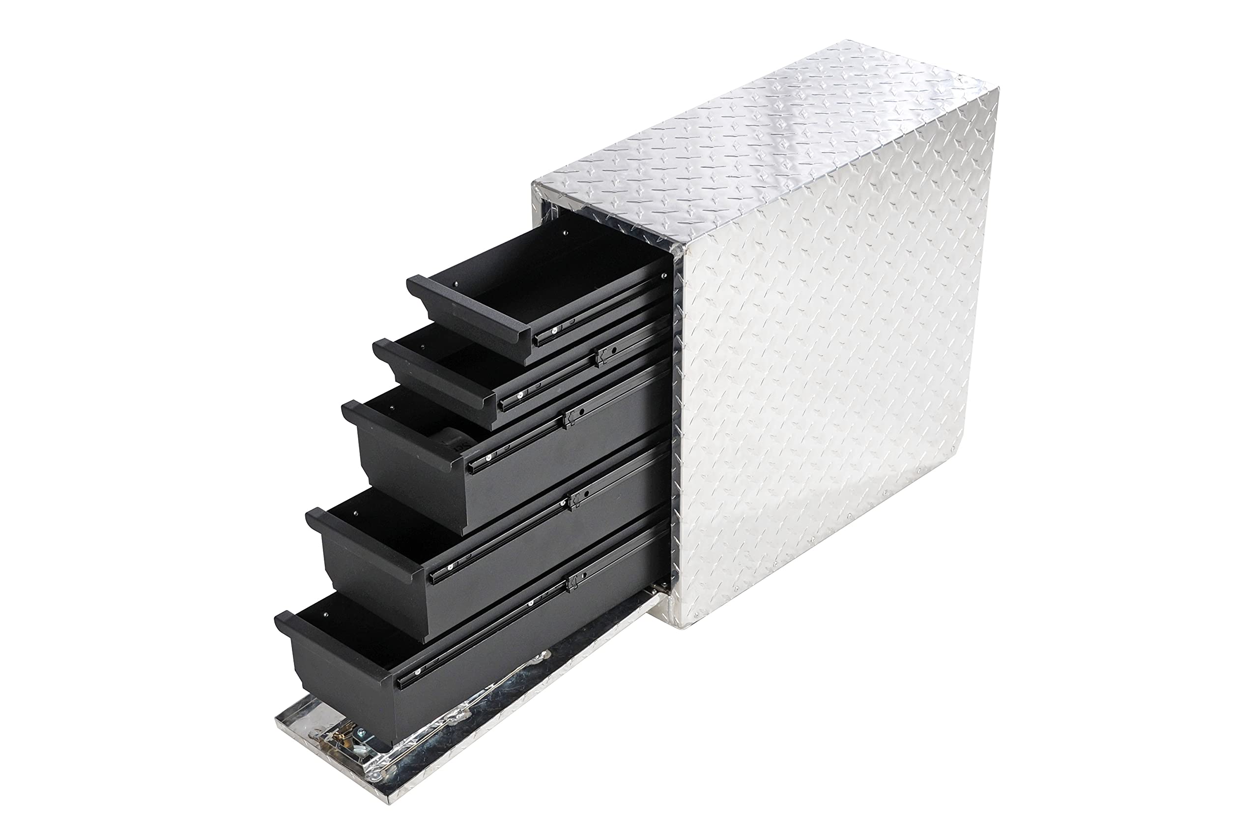 Dee Zee DZ95DA Aluminum Wheel Well Tool Box w/ Drawers