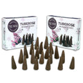 Tuberose Incense Cones - Total 20 Cone Incense - Dual Pack of 10 Insence Cones - Incense Cones Scented - Cone Incense Scents - I