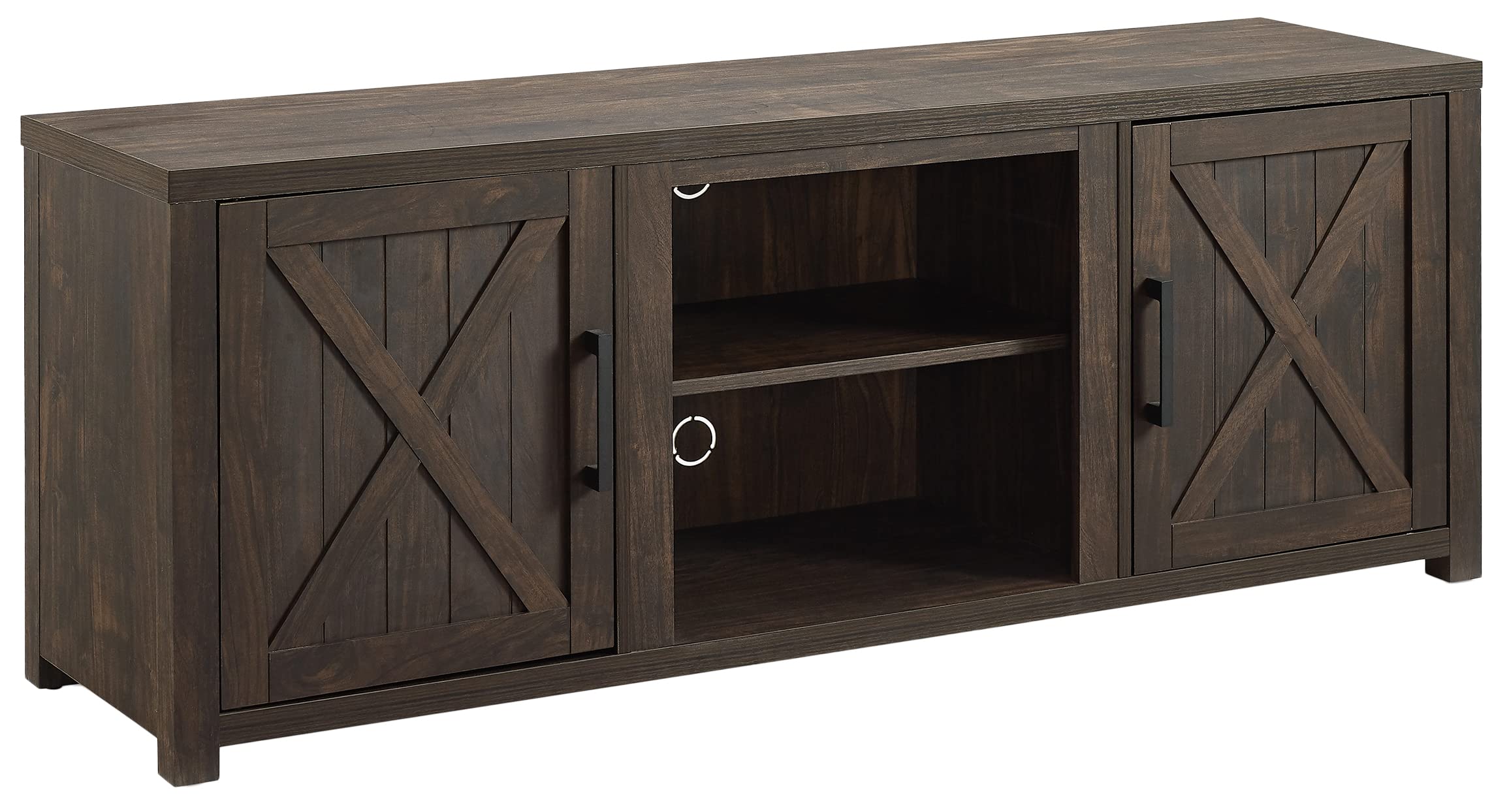 Crosley Furniture Gordon Low Profile Fireplace TV Stand - Thumbnail 5