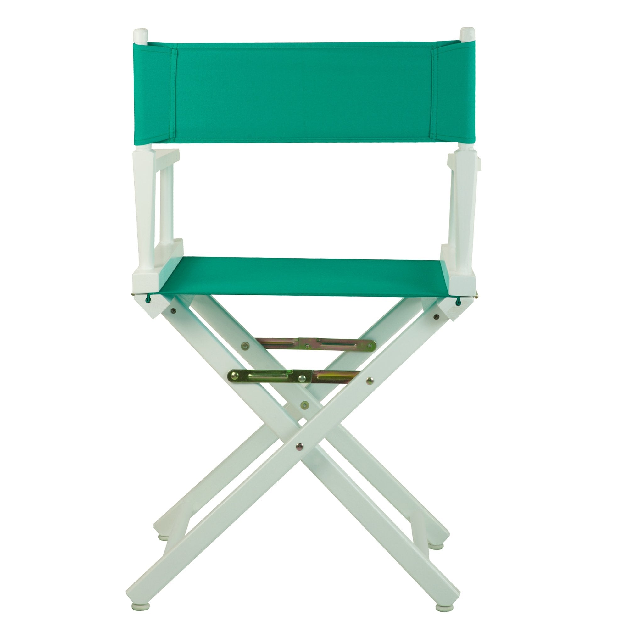Casual Home 18&quot; Director'S Chair White Frame With Teal Canvas