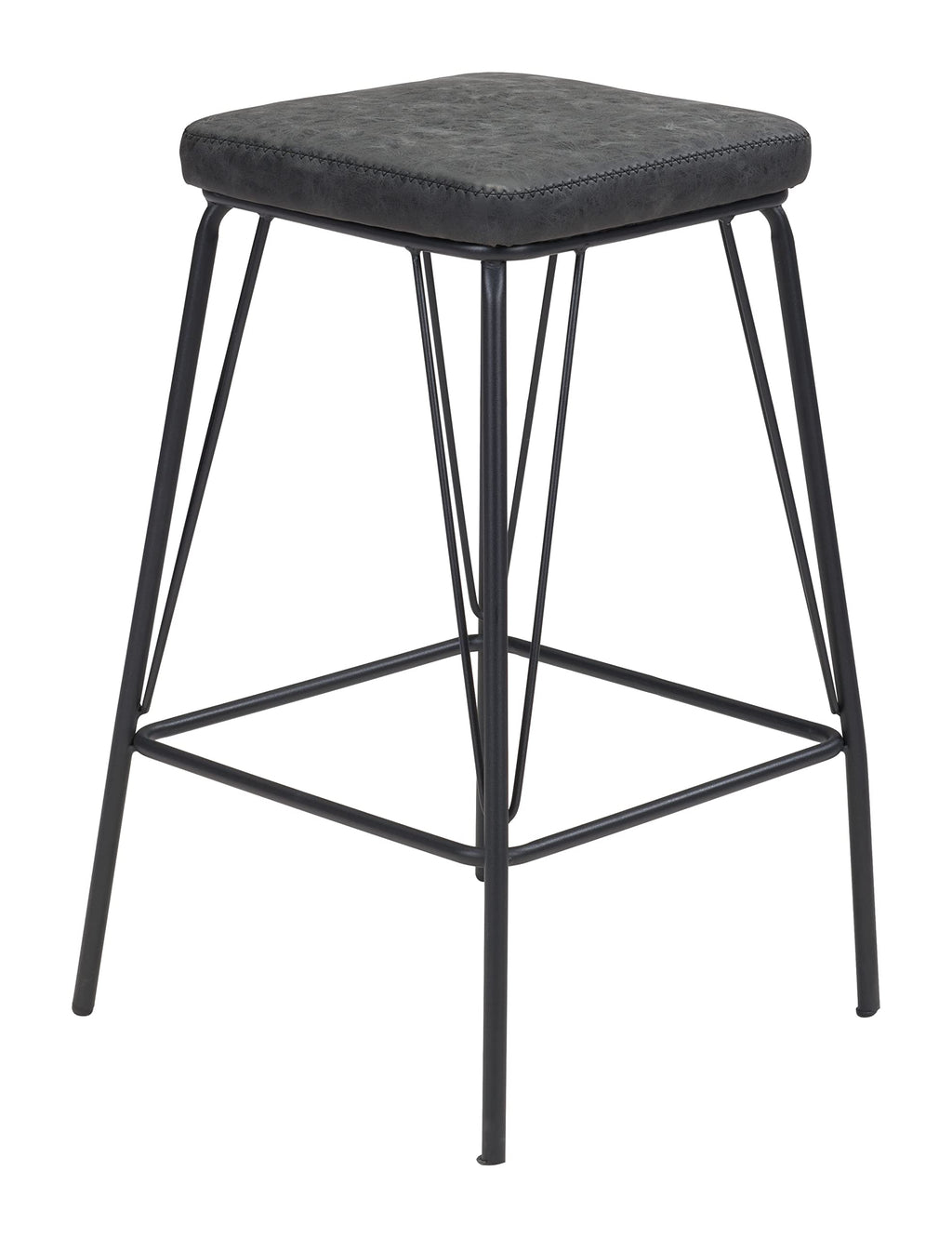 Zuo Samuel Counter Stool Vintage Black