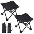 Ripeng 2 Pcs Portable Airplane Travel Foot Rest, Folding Camping Stool, Under Desk Foot Rest at Work for Long Flight, Home and O
