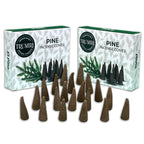 Pine Incense Cones - Total 20 Cone Incense - Dual Pack of 10 Insence Cones - Incense Cones Scented - Cone Incense Scents - Insen