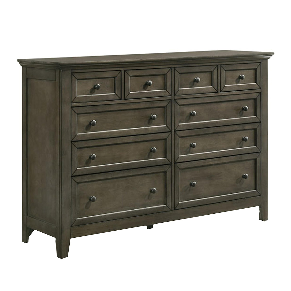 Intercon San Mateo, 10 Drawer Dresser, Gray