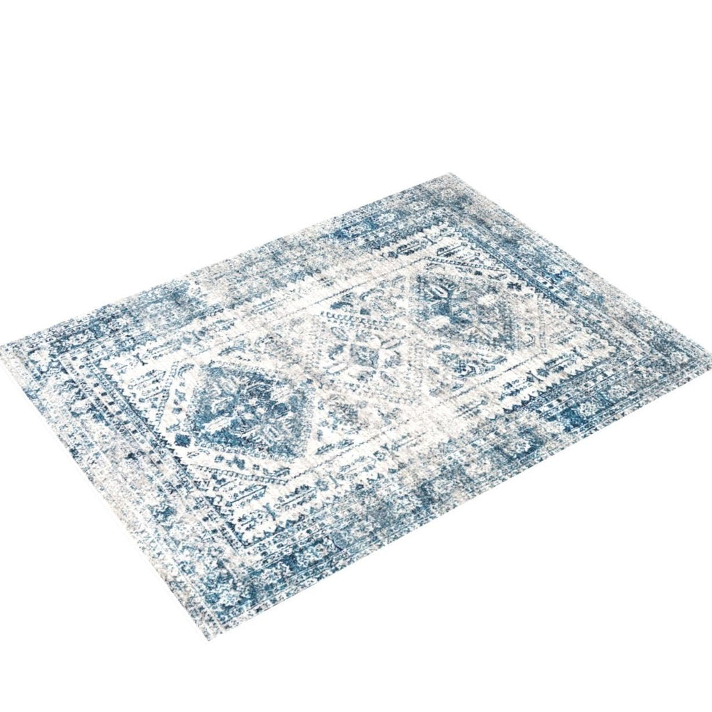 Livabliss Desta Vintage Oriental Area Rug,8'10'' X 12',Blue/White