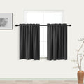 Koufall Small Window Blinds For Bathroom Kitchen,Blackout Keep Heat Black Out Window Coverings Heat Blocking Curtains For Bedroom,18 X 24 Inch Length Dark Gray