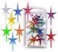 Stars plastic LARGE for the top of the ceramic Christmas tree 10 pack of colors