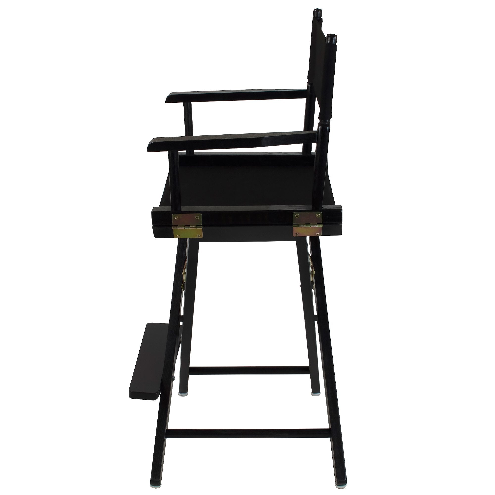 American Trails Extra-Wide Premium 24&quot; Director'S Chair Black Frame With Black Canvas, Counter Height