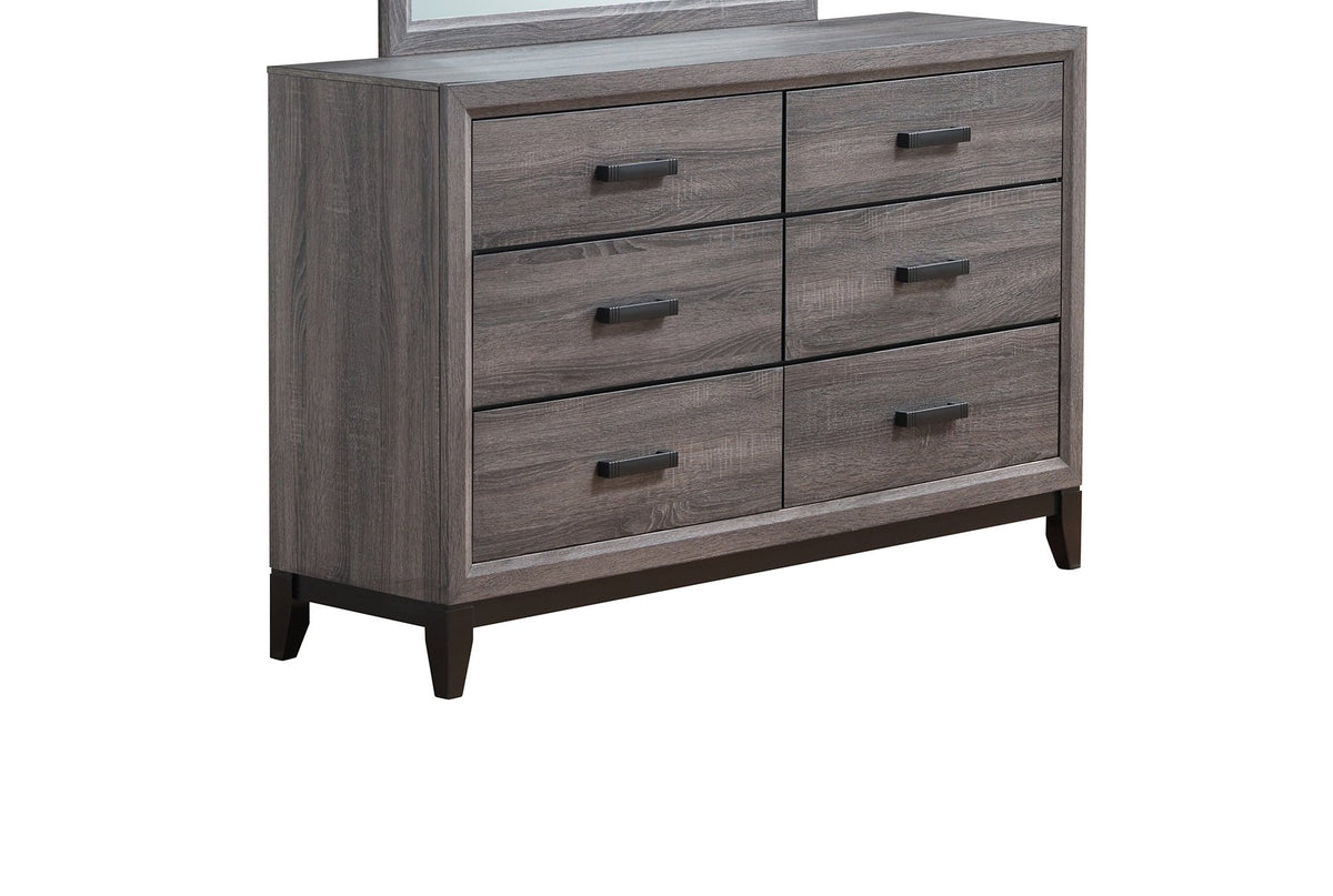 Global Furniture Usa Foil Grey-D Kate Dresser