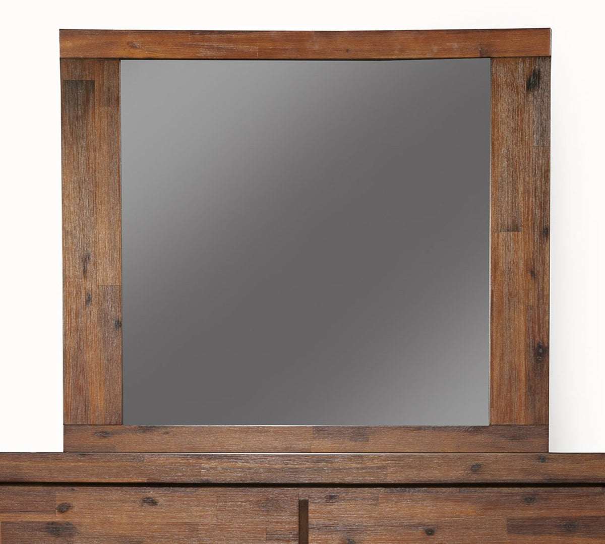 Alpine Furniture Pierre Bedroom Mirror in Antique Cappuccino Brown