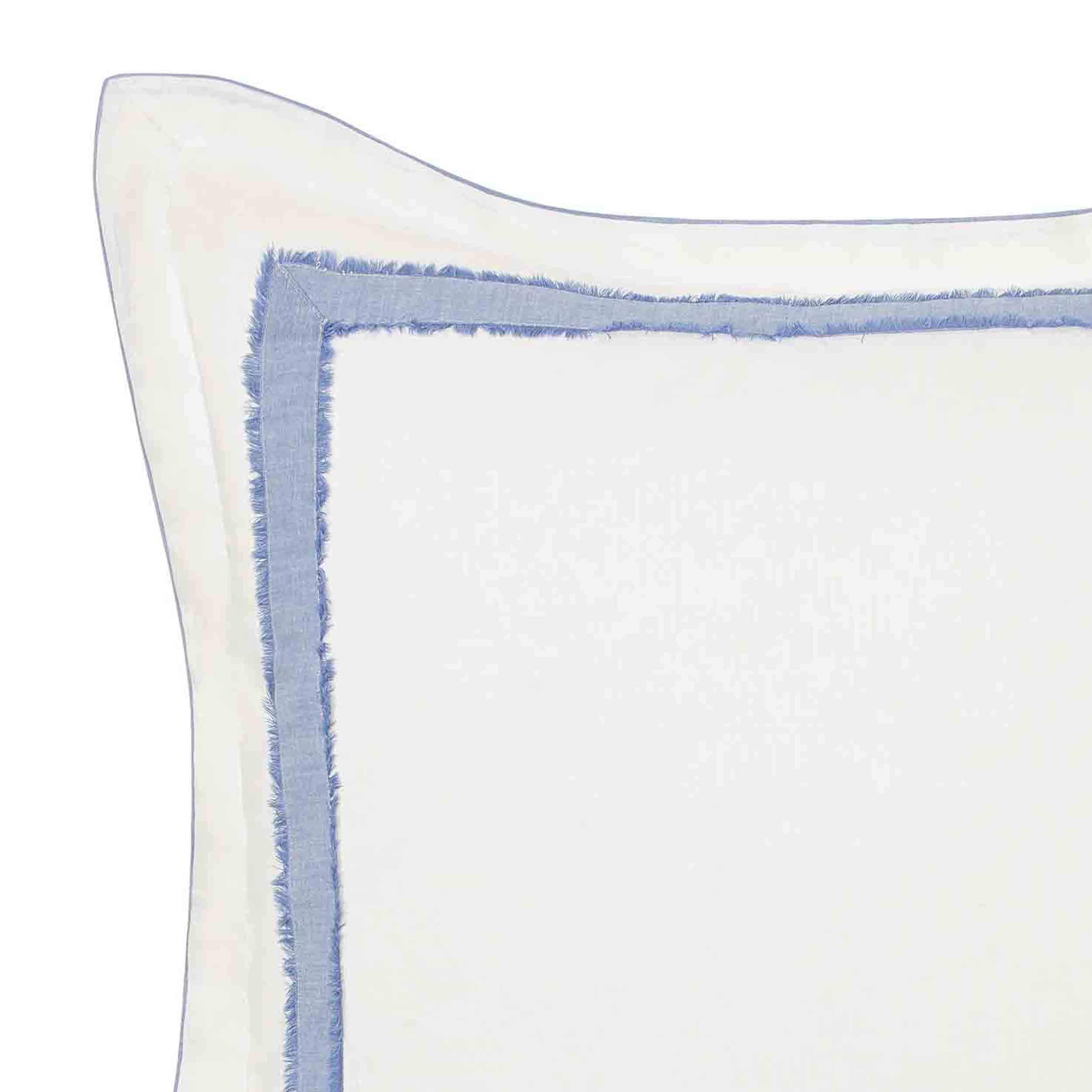 Laura Ashley Mila Euro Sham, 26X26, Blue