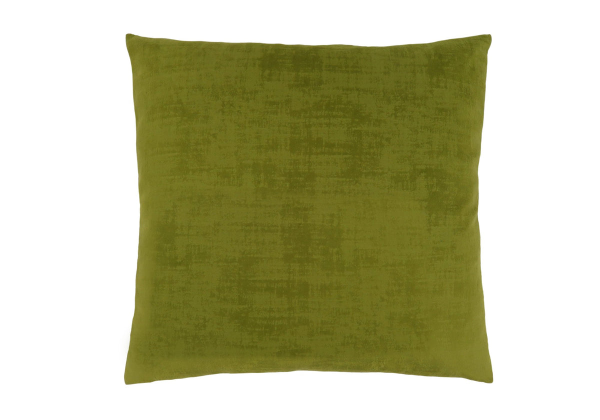 Monarch Specialties 9244, 18 X 18 Square, Insert Included, Decorative Throw, Accent, Sofa, Couch, Bedroom, Polyester, Hypoallergenic, Modern Pillow 18&quot;X 18&quot; Lime Green Brushed Velvet 1Pc