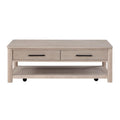 Steve Silver Furniture Gabby Cocktail Coffee Table, White