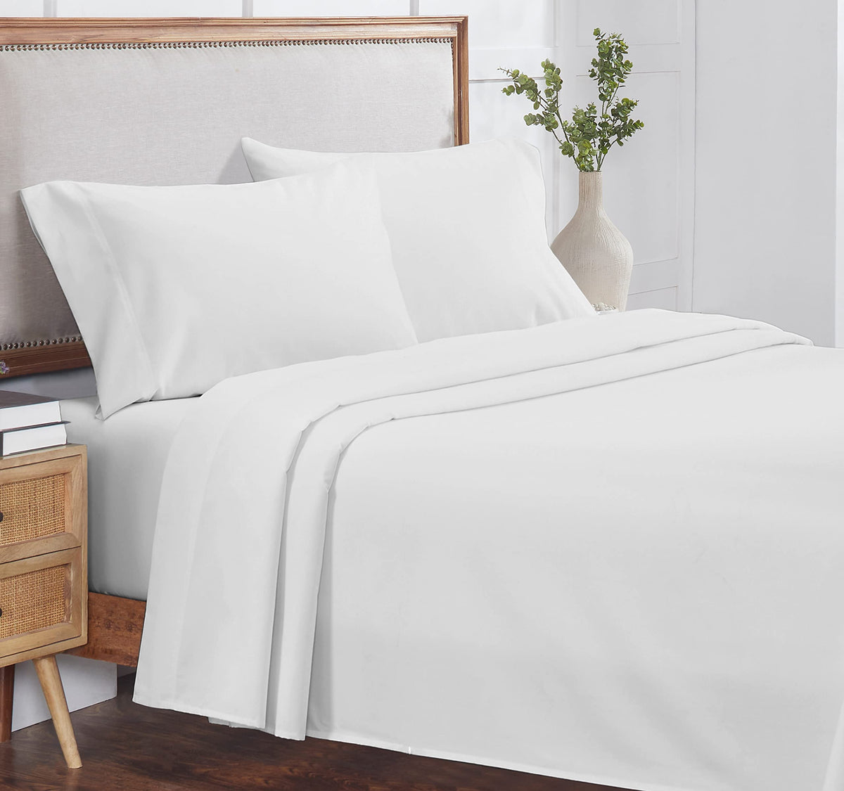 California Design Den Luxury 100% Cotton Sateen Buttery Soft 800 Thread Count Bed Sheet Set, Beats Fake Egyptian Claim, Durable