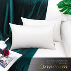 Brawarm White Leather Throw Pillows 12 X 20 Inches, Snake Leather Pillow Covers Pack Of 2, Faux Leather Decorative Lumbar Pillow