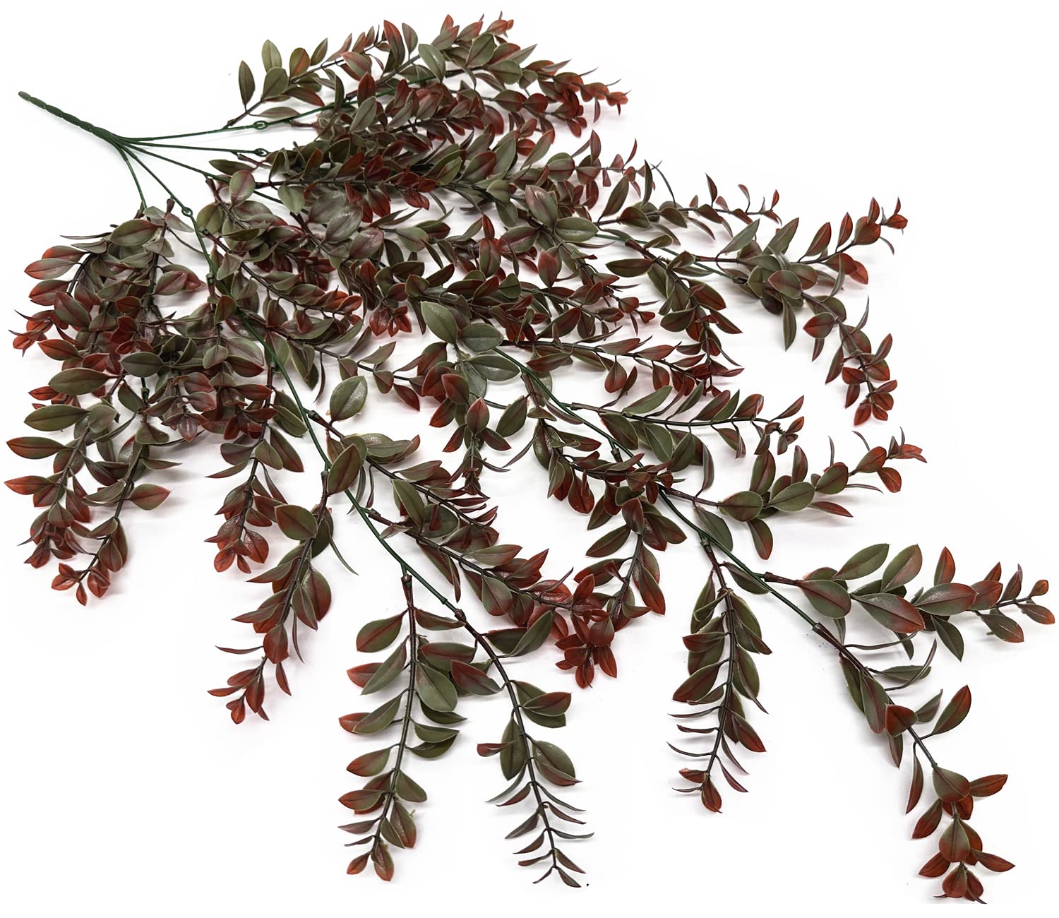 Artificial Hanging Vine Plants, Fake Foliage Ivy Plant Plastic Leaves Vines Uv Resistant Greenery Faux Flowers Decor Home Indoor