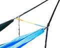 ENO Fuse Tandem Hammock System Colour Retro Tri Lightwieght Fuse Spreader Bars, Two Hammocks Side by Side Dac Grren Anodised Alu