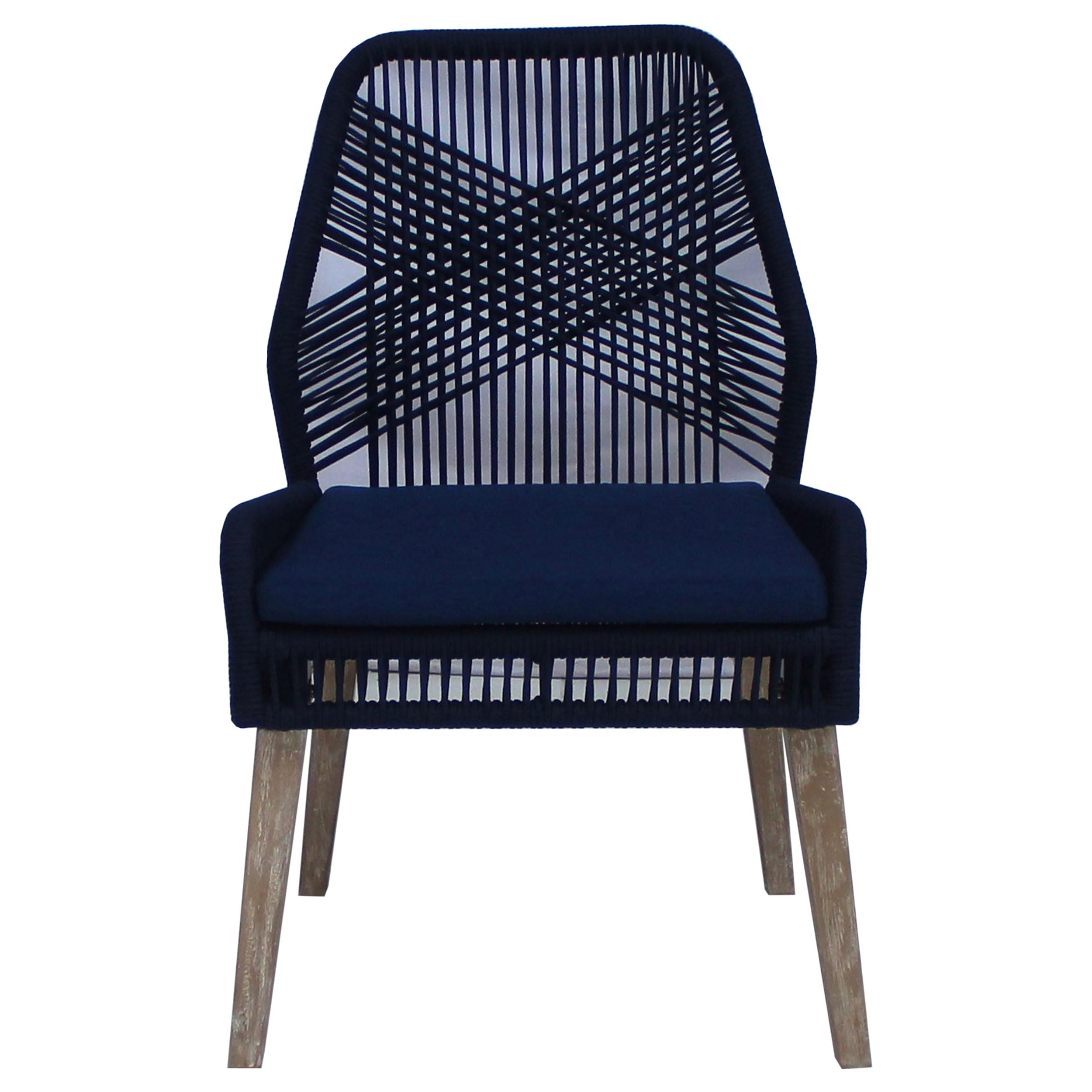 Coaster Nakia Side Chair, Dark Navy