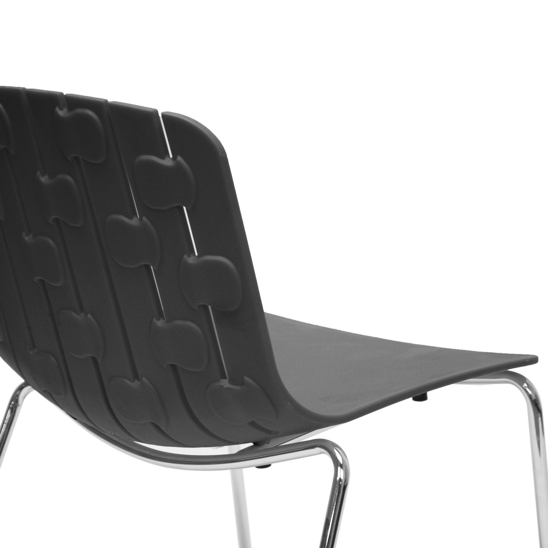 Baxton Studio Florissa Plastic Modern Dining Chair, Black, 30.88&quot; X 19.5&quot; X 23&quot; (Set Of 2)