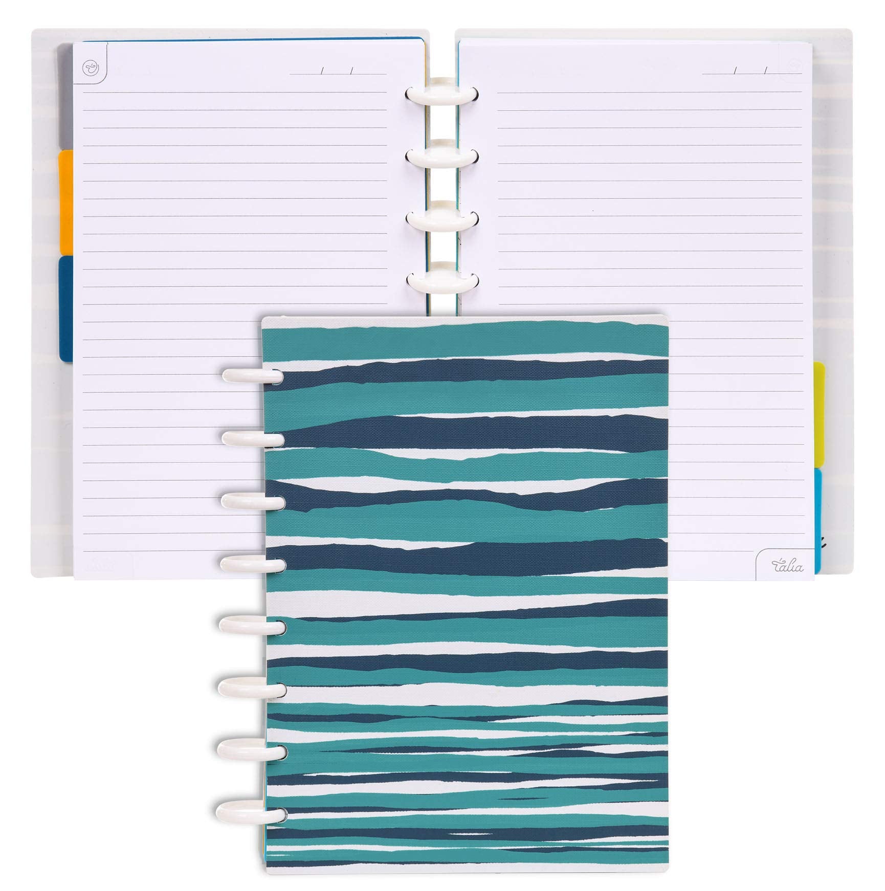 Talia Discbound Notebooks, Planner, Customizable, (Xhorizon, Junior (5.5In X 8.5In))