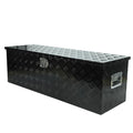 Confote 48 ' Heavy Duty Aluminum Stripes Plated Tool Box Pick Up Truck Bed Rv Trailer Toolbox Waterproof Square Storage Organiz
