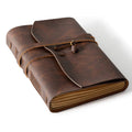 Riliho Leather Journal Notebook - Genuine Leather Journals For Writing 260 Pages 5X7.1 Inches Vintage Journal For Man And Women