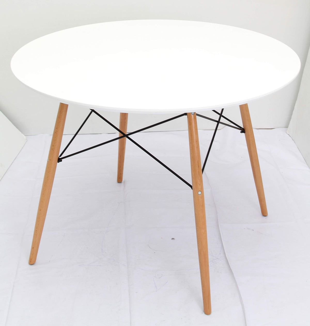 Neos Modern Furniture T130WH-N Dining Table, White