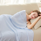 Amyhomie Cooling Blanket King Size, 100% Rayon Derived From Bamboo, Cool Summer Blanket For Hot Sleepers, Soft Comfy Lightweight