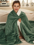Electric Blanket Throw Heated Throw, Extremely Soft Heating Blanket Throw With 4 Hours Auto Off & 5 Heating Levels, Electric Bla