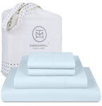 Threadmill Cotton Queen Sheet Set, 500 Thread Count Bed Sheets, 100% Cotton Sheets Set for Queen Size Bed, Smoother Than Egyptia